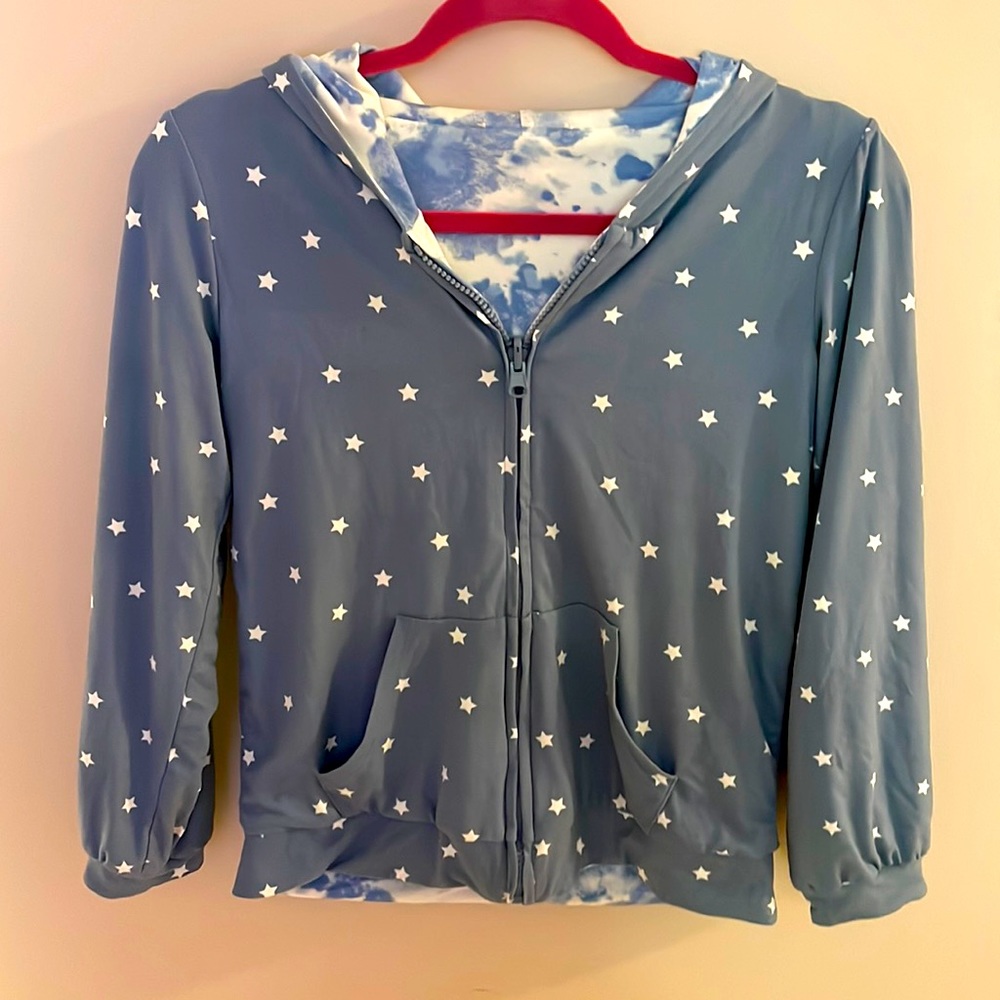 Hoodie two-sided for girl, 10 years old